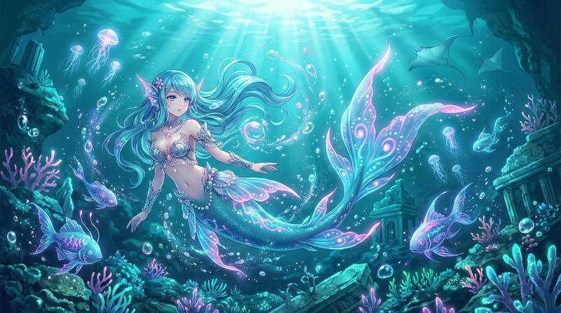 抖音风唯美MV视频-深海幻想